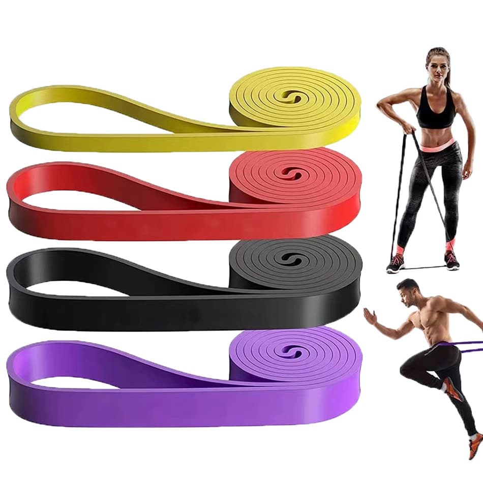Manufacturer Yoga Fitness Resistance Band Tension Band Tension Rope Suspension Elastic Rope Strength Training Belt Tpe Material