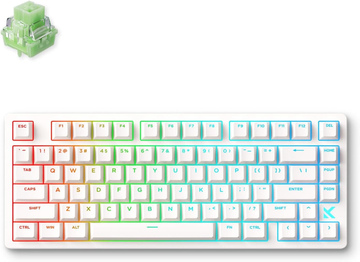 Jet 75 75% Quick Trigger Keyboard, Hall Effect Terrain Gaming Keyboard, Wired RGB Custom Mechanical Keyboard With Magnetic Switch