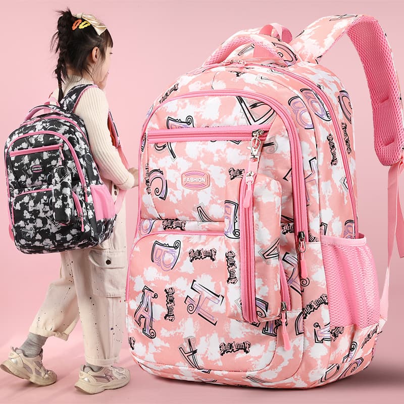 Cross-Border Foreign Trade Casual Travel High Middle Bag College Student Fashion Unisex Elementary School Backpack