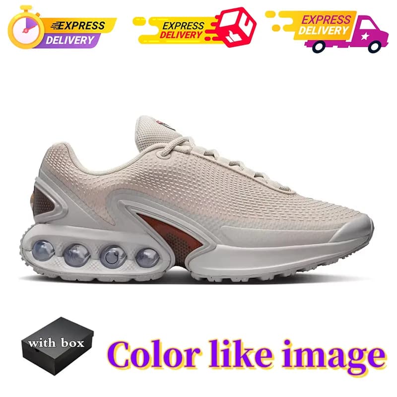 Avec boîte DN Running Shoes Athletic Trainers All Night Black Metallic Dark White Sier Bullet Half Platinum Royal Blue