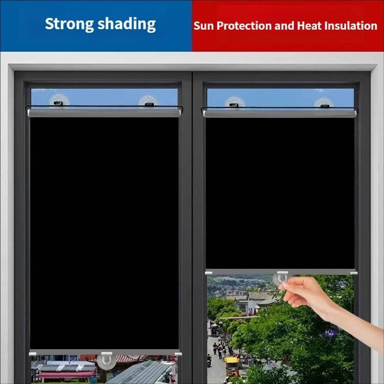 Universal Car Sun Shade – Foldable Windshield & Window Sunshade With Suction Cups, Heat Reflective PVC & Titanium Silver Fabric