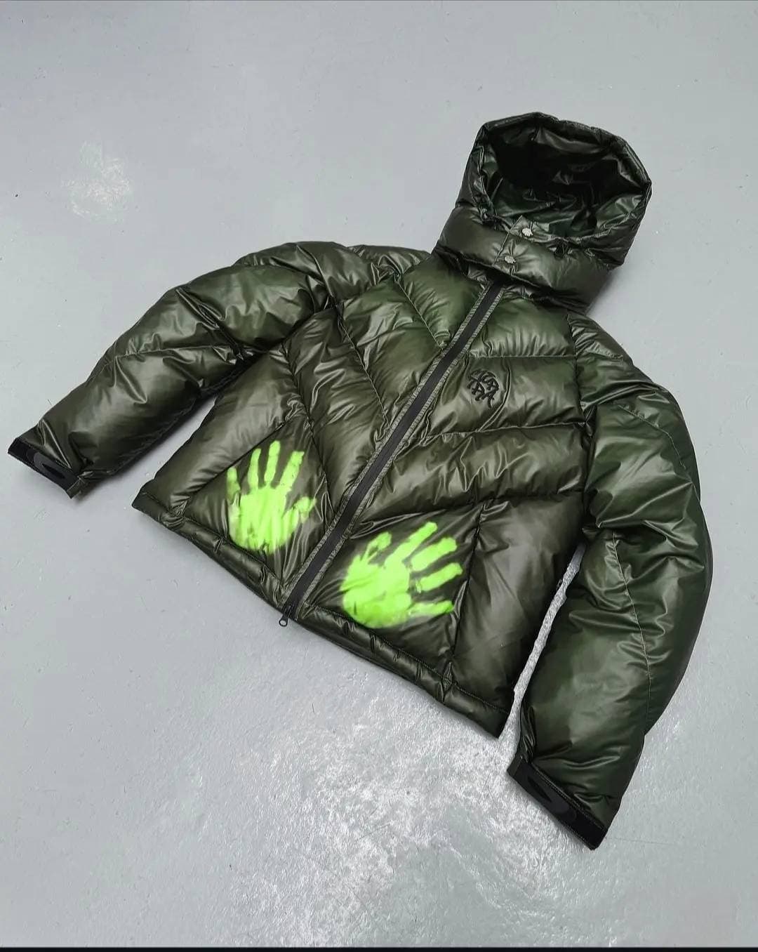 Men's Clothing 26 New Winter Mertra Thermal Cotton-padded Jacket, Thickened, Embroidered, Warm, Puffer Jacket, Loose Fit, Unisex.