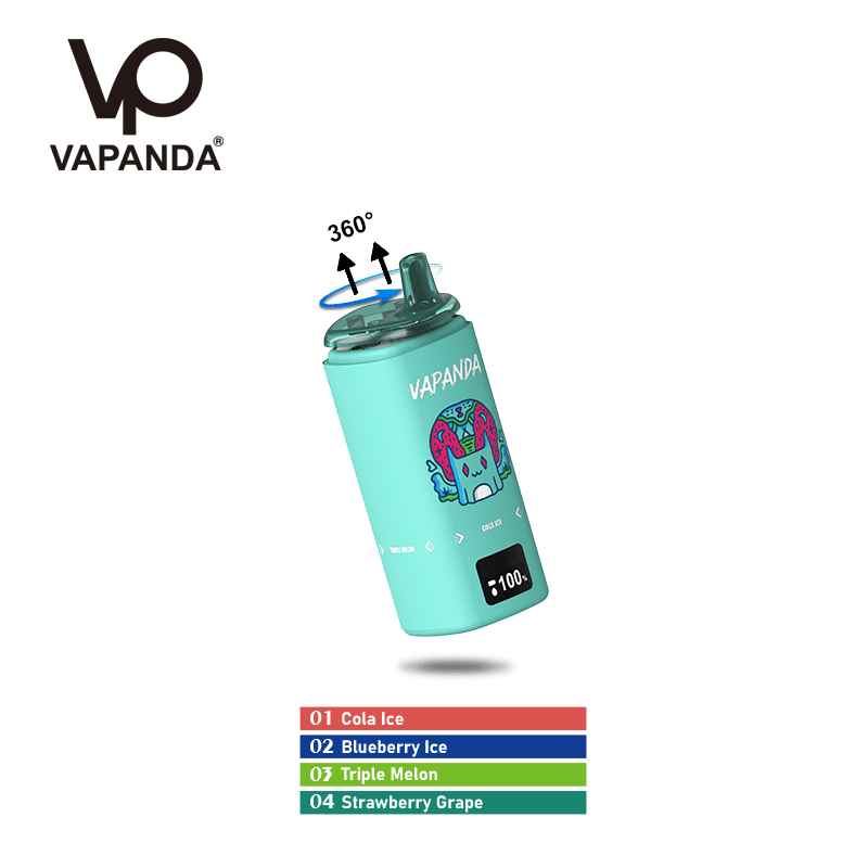 10 pièces 4in1 saveurs variables Vapanda jetable Vape Pod 120K 300K 500K pour une cigarette électronique