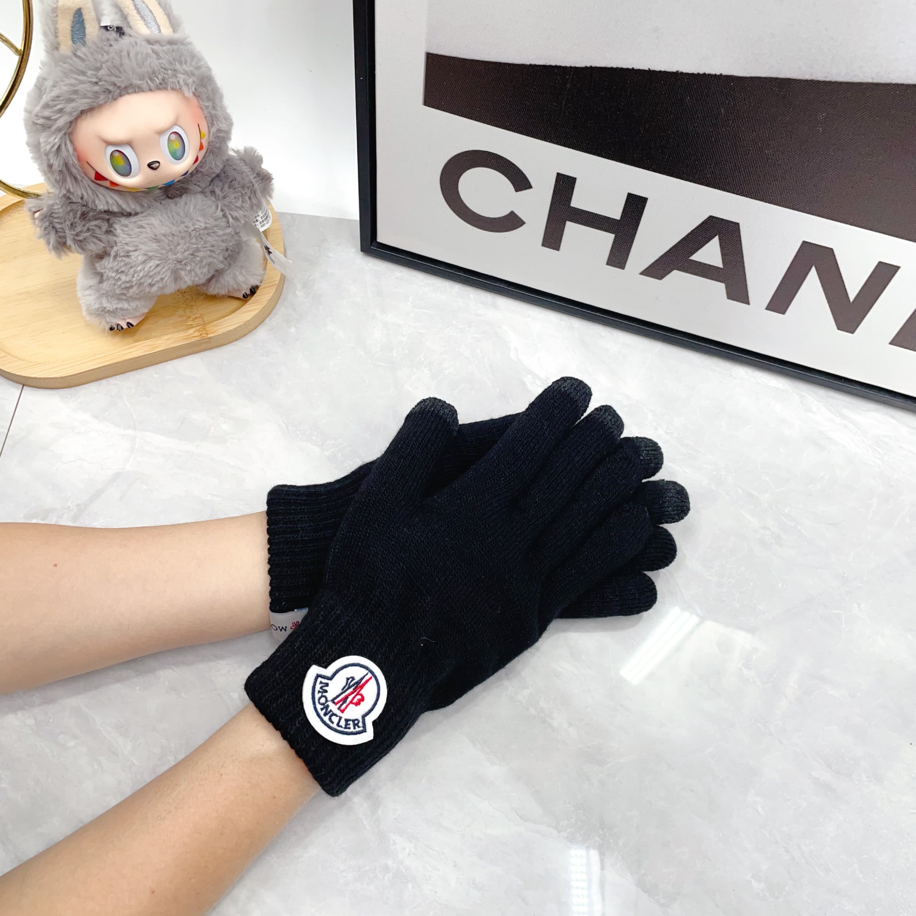 Gants en laine de qualité supérieure au design tendance, doublure polaire douce pour plus de chaleur, taille unique, disponibles à un prix abordab