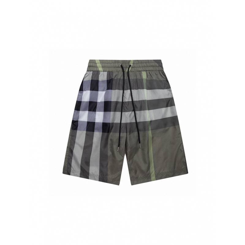 Short cargo mi-long pour homme, style sport décontracté, à carreaux color block, idéal pour la plage.