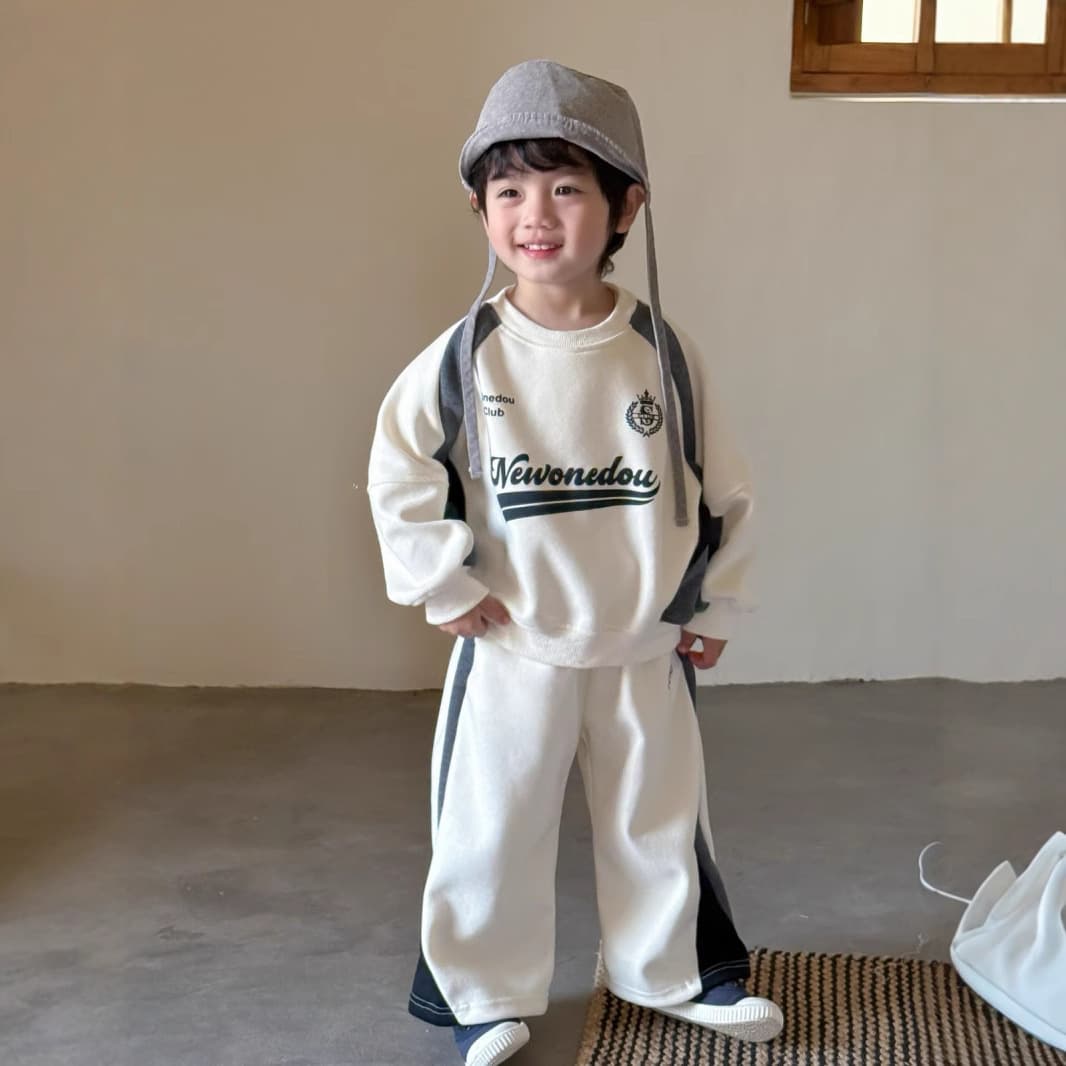Kids' Casual Cotton Letter Print Hoodie & Pants Set - Soft Unisex Outfit For Boys & Girls (80-130cm) Fashion Trends