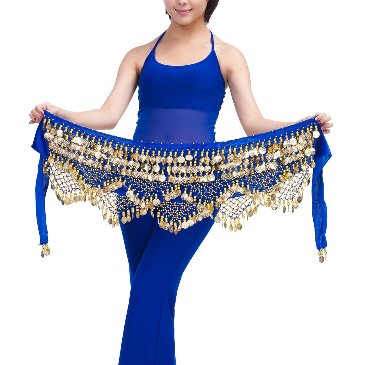 New Dancer 320 RMB Three Straight Two Corner Waist Chain Belt Belly Dance Clothing Company Belly Dance Waist Chain