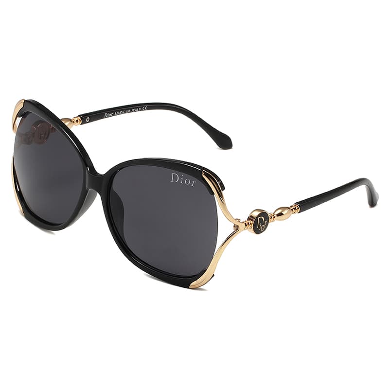 Lunettes de soleil unisexes à monture large et œil de chat, style vintage, tendance