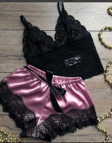 Vêtements pour femmes pyjamas pyjamas en dentelle sous-vêtements chemise de nuit