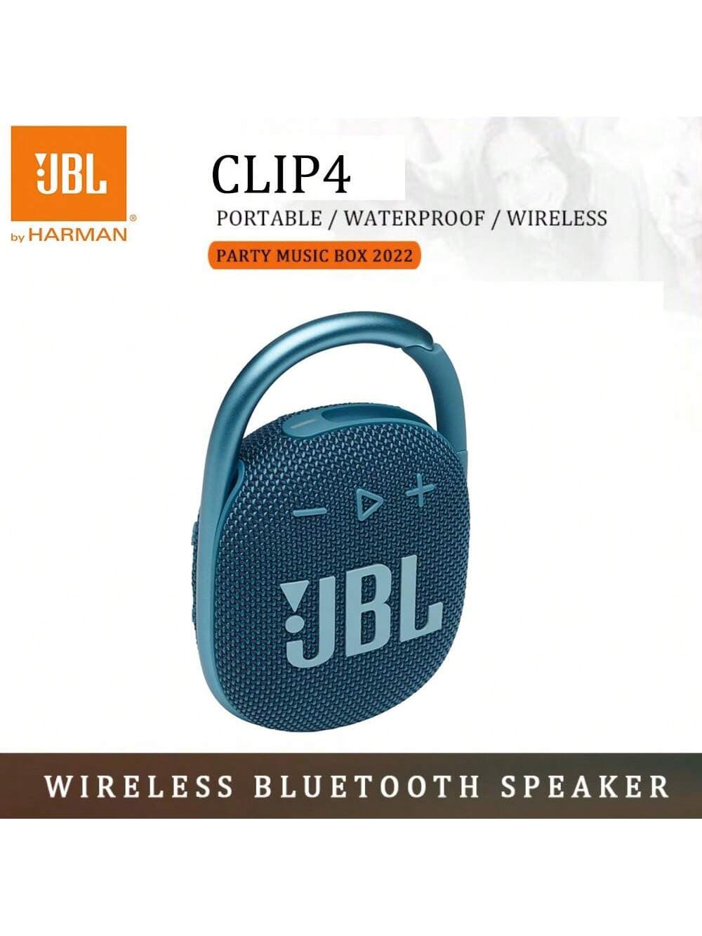 Enceinte Bluetooth JBL CLIP 4 étanche IP67 / 10 heures d'autonomie - Mini enceinte sans fil portable idéale pour les voyages et les activités de p