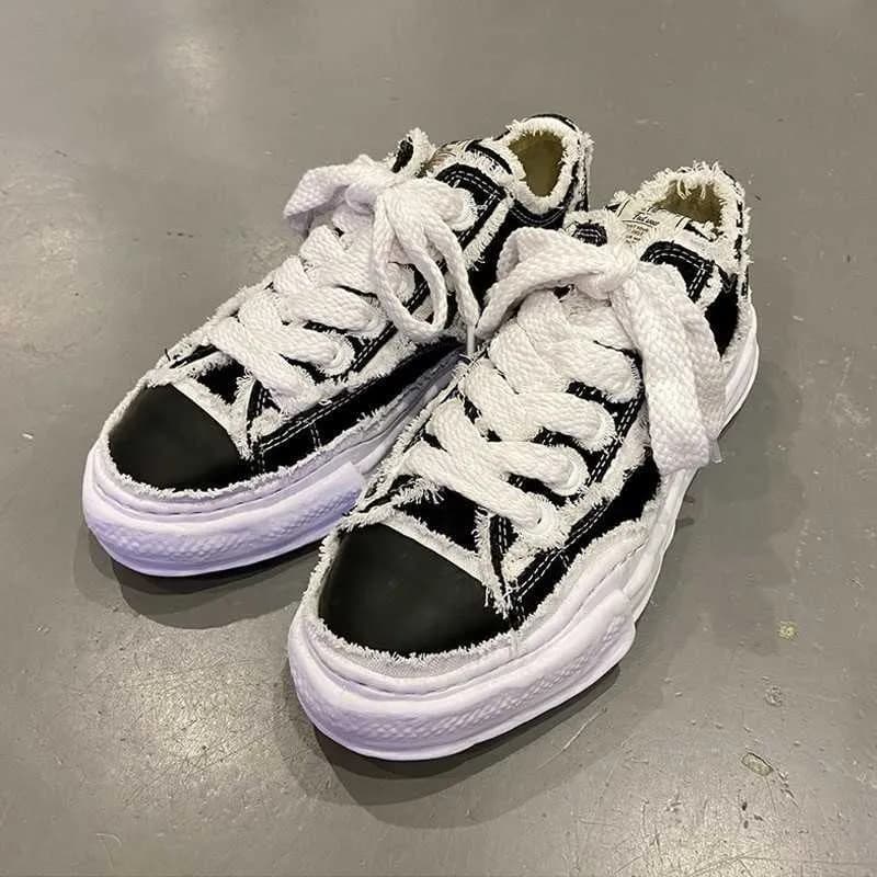 Chaussures décontractées de créateur co-marquées MMY Dissoing MDNS Maison Mihara Yasuhiro à semelles épaisses vertes Lovers Daddy Sports Casual