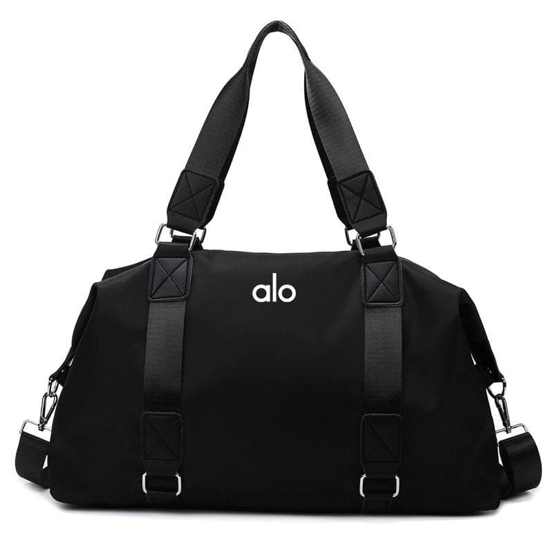 Sac de sport portable alo Fitness Bag pour femmes, compartiments sec et humide, grande capacité, sac de voyage d'affaires et de loisirs pour hommes