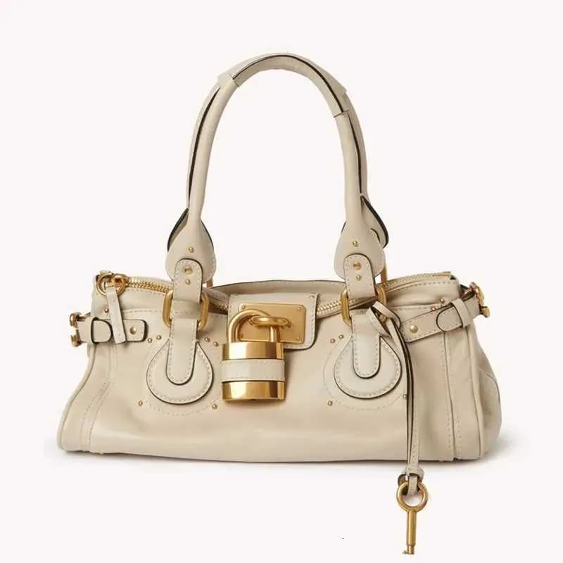 Vintage Lock Designer Tote BagClassic Large Capacity Cmuting Shoder Bag Fiable East W Top Handle Handbag H251017
