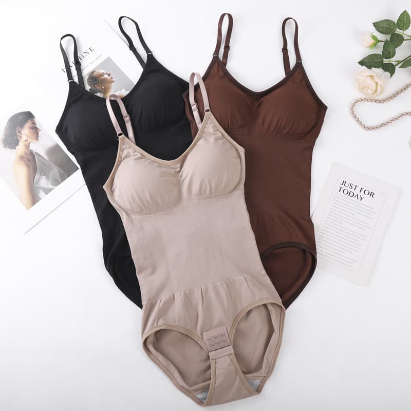 Women's Clothing One Piece Body Shaper, Tummy Tightening Elastic Hip Lifting Corset, Tight Suspenders, Body Shaping, Slimming And Tight