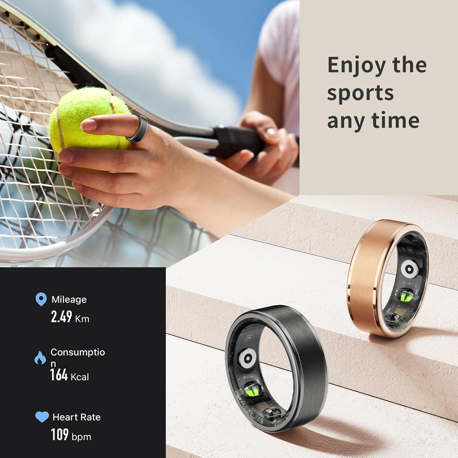 Smart Activity Trackers Hot Selling Remote Control Camera Sports Ring Health Monitoring Bluetooth Sleep Heart Rate Blood Oxygen Smart Ring