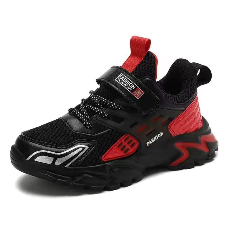 Boys Shoes 10 15 Years Old Spring And Autumn New Leather Surface Light Soft Sole Children Students Light Running Sports Shoes