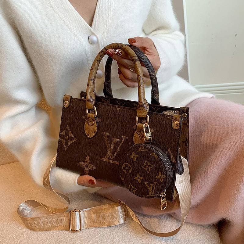 Sac fourre-tout pour femme avec imprimé visage AB