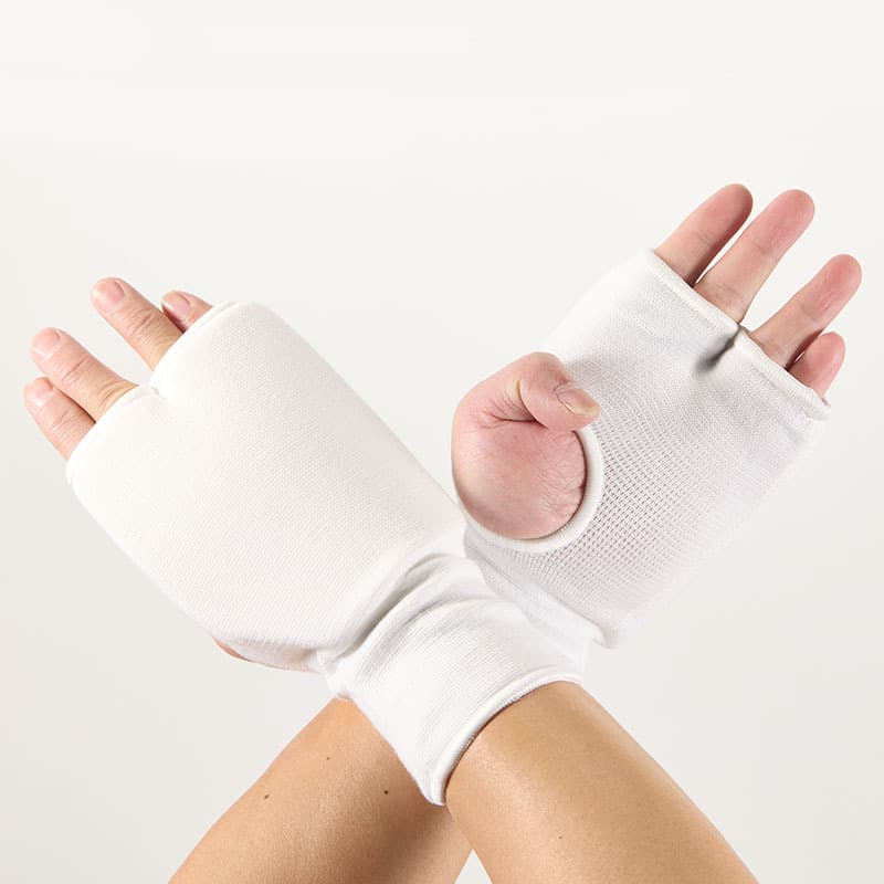 Karate Knitted Fingerless Half-Finger Children's Boxing Adult Taekwondo Gloves