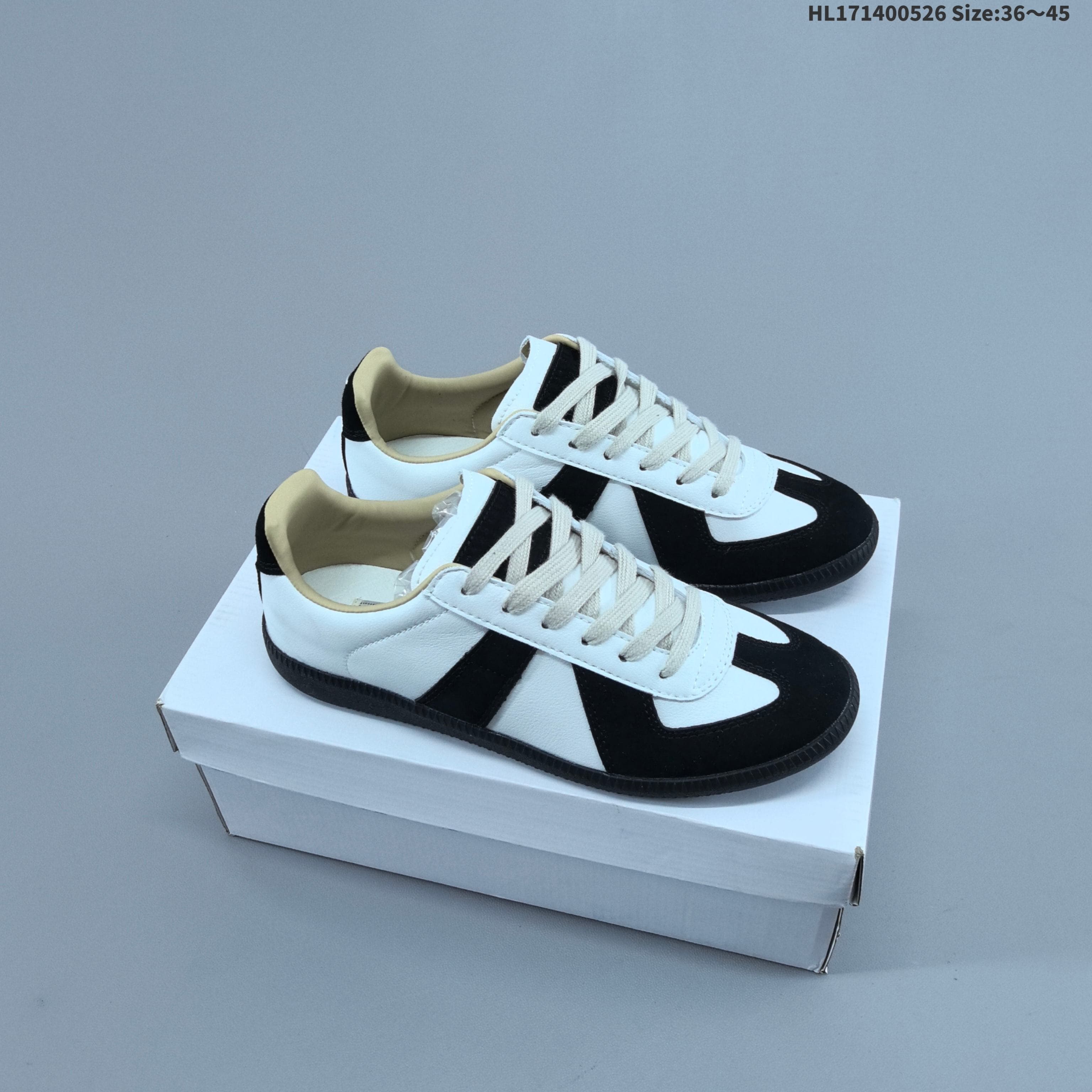 Baskets compensées basses en daim Maison Margiela Mason Margiela Replica