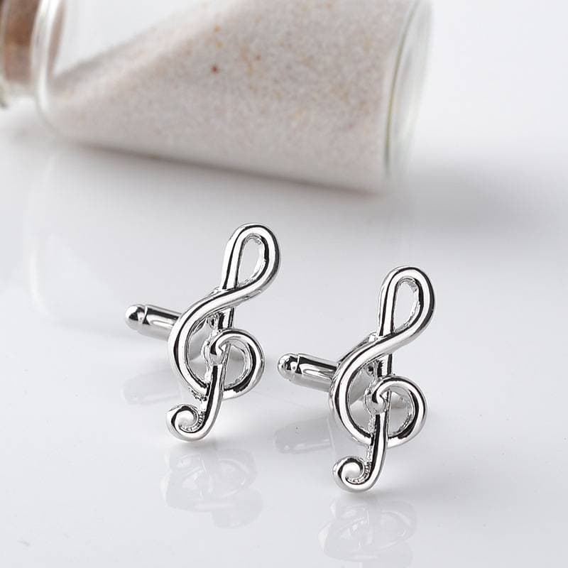 Unisex Popular accessories Music Symbol Cufflinks Fashion Notes Cufflinks Cuff nails men's shirt accessories