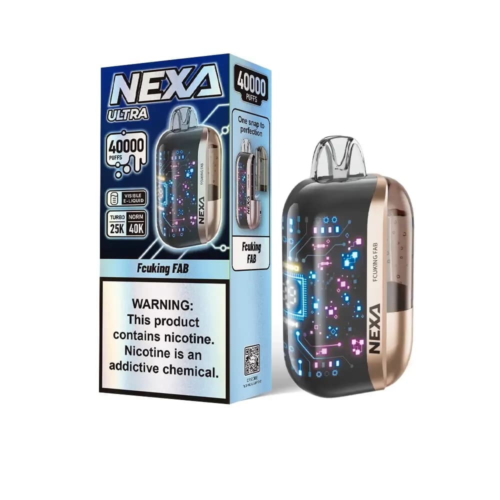 Kit de vape jetable Nexa Ultra 40K (800 mAh, 20 ml, 40 000 bouffées) (entrepôt UE)