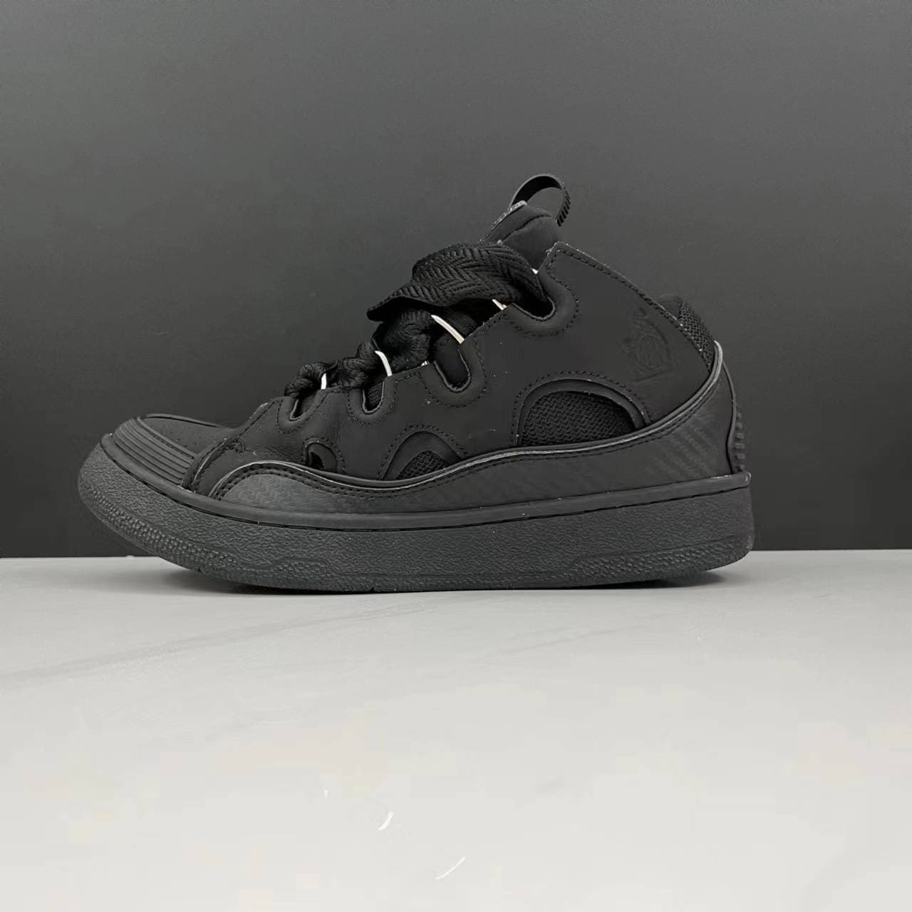 Chaussures plates respirantes unisexes à semelle épaisse en cuir véritable à lacets, chaussures décontractées de couleurs mélangées, chaussur