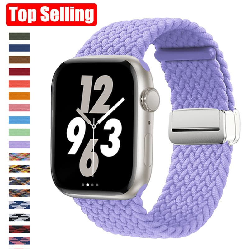 Braided Solo Loop for Apple Watch Ultra Band 44mm 40mm 45mm 41mm 42mm 38mm 49mm Men Bracelet IWatch Series 8 7 SE 6 5 4 3 Strap