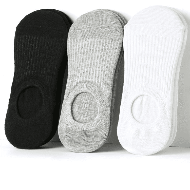 Summer thin new invisible socks men and women air conditioning socks low-cut hollow mesh non-slip heel ankle socks