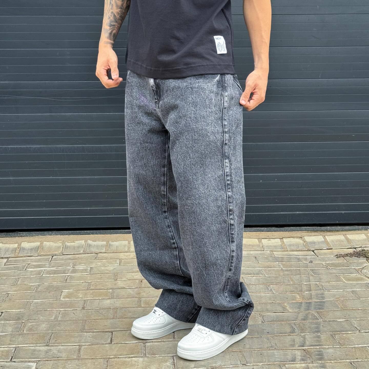 Men's Clothing High-end American Casual Heavyweight Washed Retro Premium Denim Jeans For Men, Straight Leg, Loose Fit, Wide Leg.