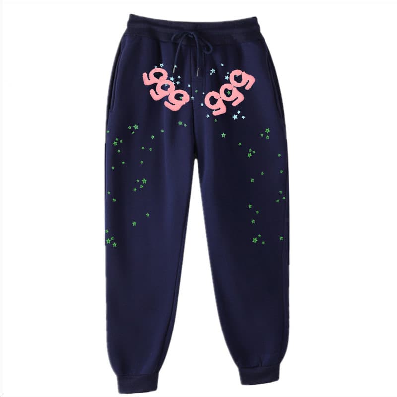 Sweat à capuche et pantalon de survêtement imprimé automne/hiver de la série Spider 555