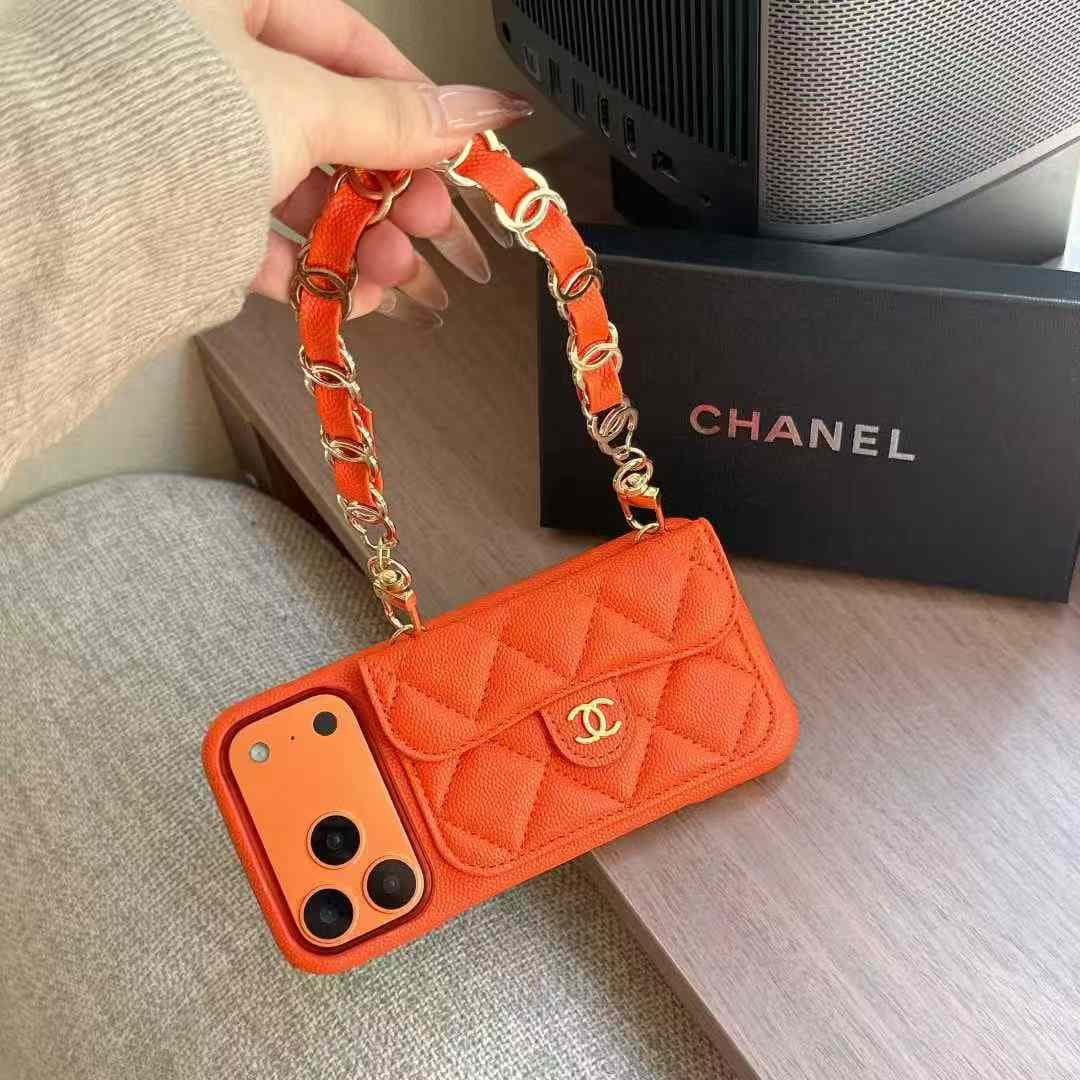 Lanière pour iPhone 17 Pro Max de marque Caviar, étui pour iPhone 15, bandoulière premium 14 et coque pour iPhone 13.
