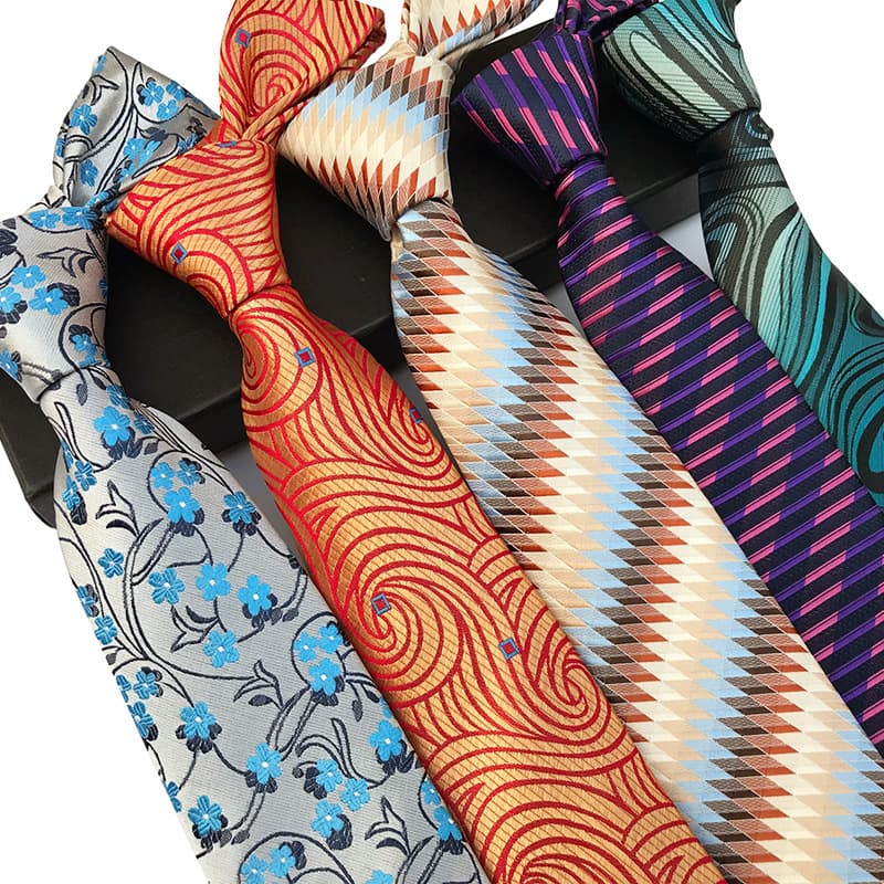 Men's Accessories New Paisley Floral Ties, Suitable For Both Formal And Business Casual Wear.