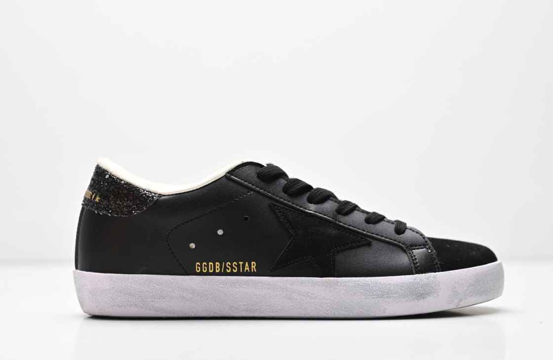 Baskets Goldengoose Vintage Distressed Star pour femmes, chaussures de skate rétro décontractées à talon compensé intégré, baskets blanches po