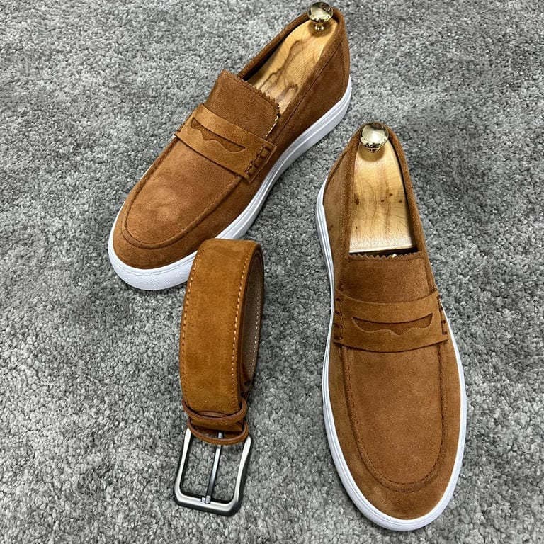 Men's Slip-On Loafers – Premium Suede Leather With Rubber Sole (5 Colors, Business Casual, All-Day Comfort)​