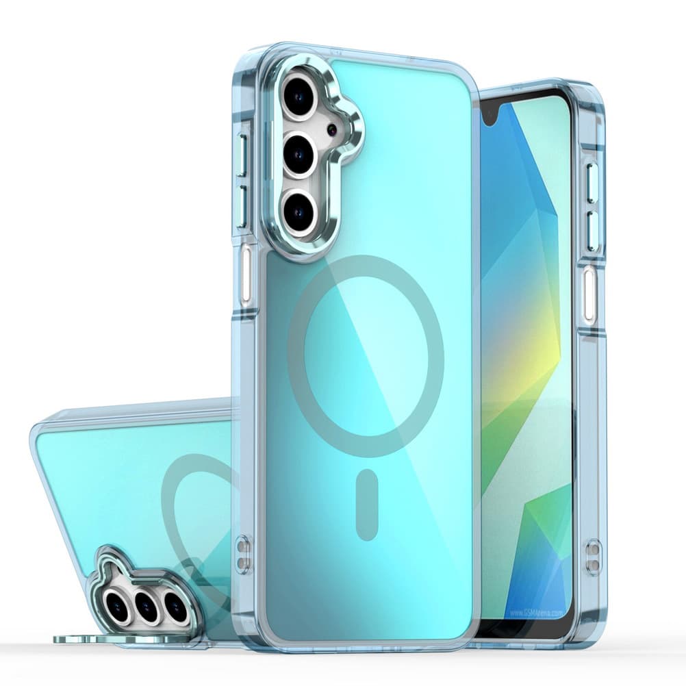 Powerful Magnetic Gradient Metal Lens Protection Anti Yellow Case For Samsung A16 Galaxy A55 A35 A25 A15 A05s Back Cover