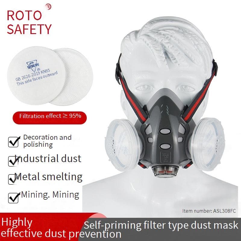 Anshuangli 308 Dust Mask Electric Welding Coal Mine Grinding Decoration Dust Industrial KN95 Dust Mask Mask