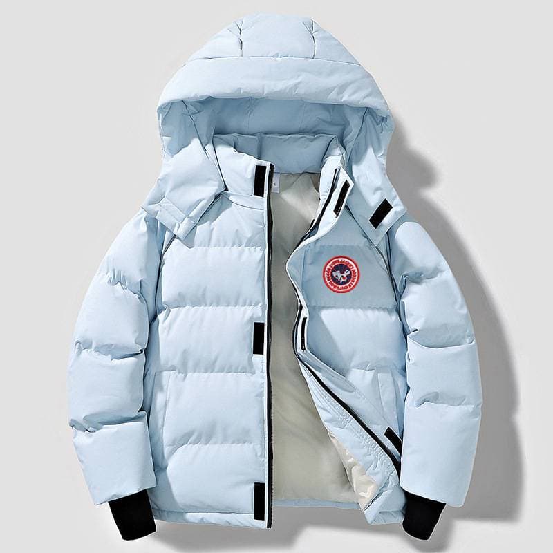 Nouvelle doudoune d'hiver chaude et ample à capuche, style rétro, unisexe, élégante et épaisse.