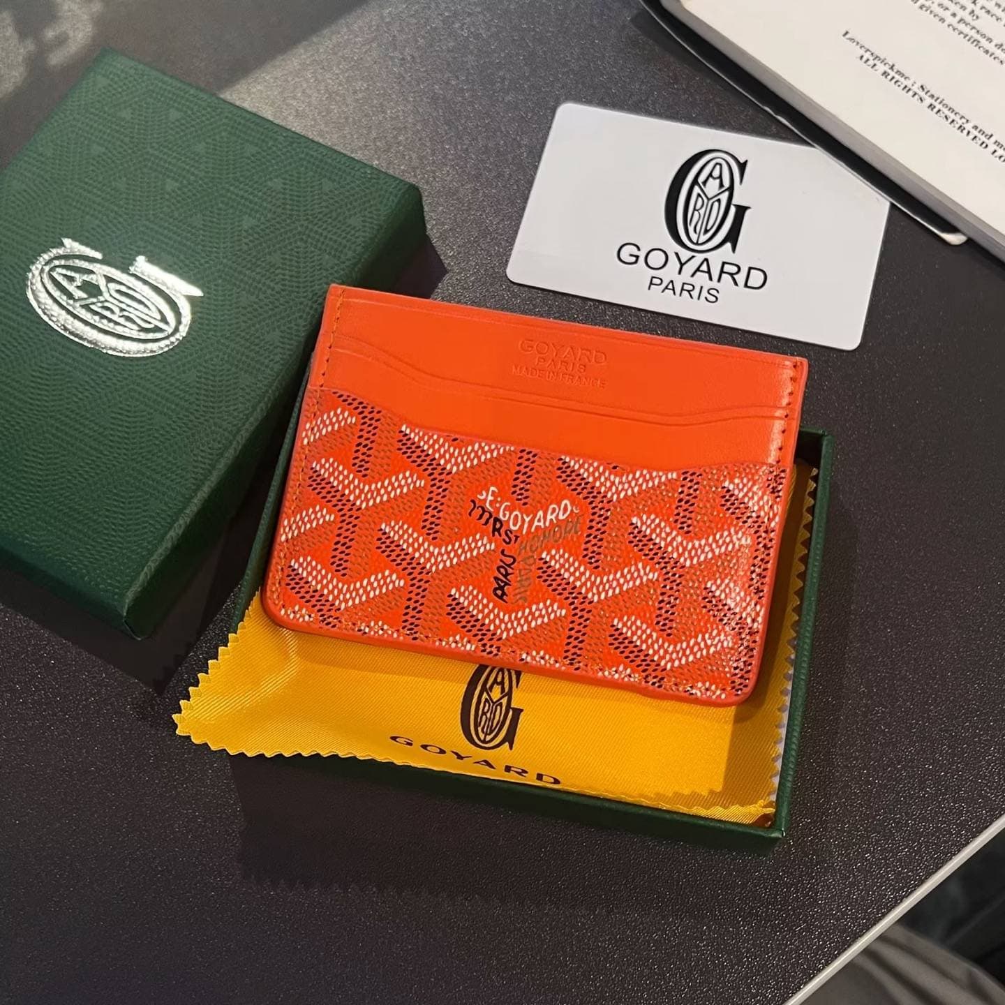 Étui à cartes avec coffret cadeau, sac de rangement exquis et léger pour hommes et femmes, portefeuille multi-cartes