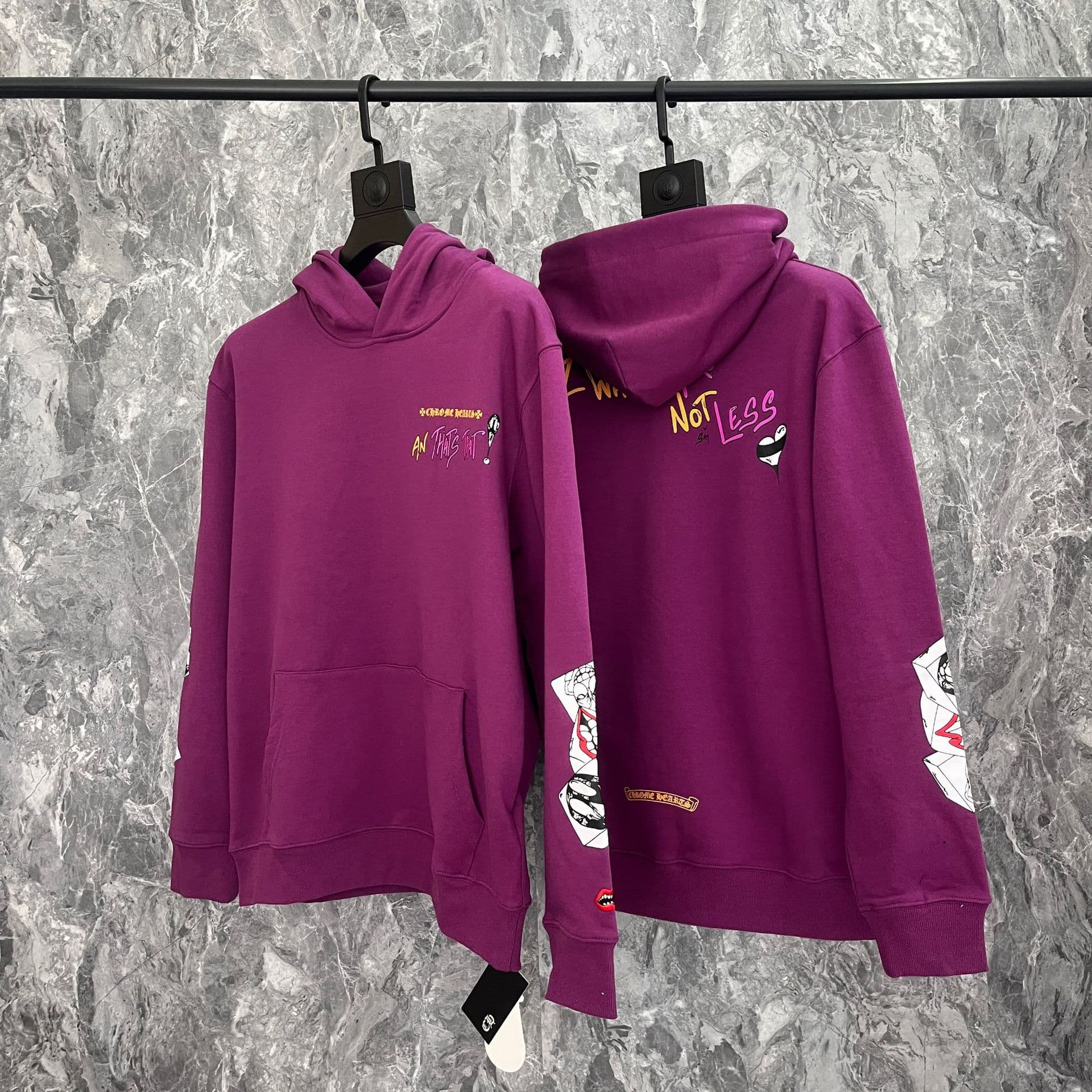 Sweat à capuche Chrome Hearts Cross, version correcte 25ss, polyvalent et tendance, vente en gros