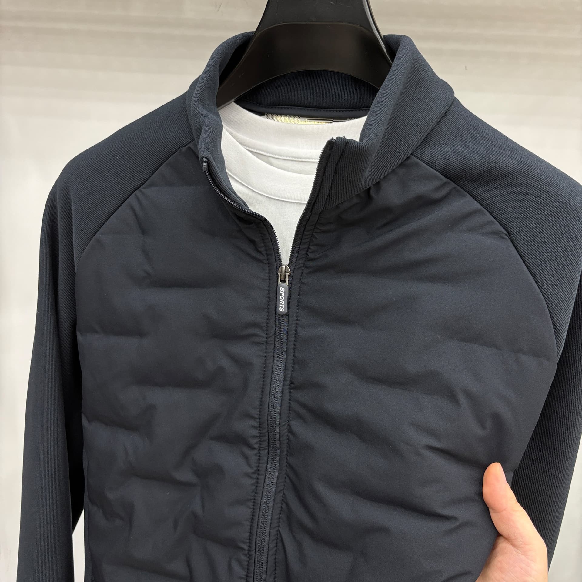 Likezhen Likezhen Likezhen Likezhen 2025 New Down Sports Outdoor Warm Windproof 3D Liner Slim Fit Inner Wear Base Layer Cotton Jacket