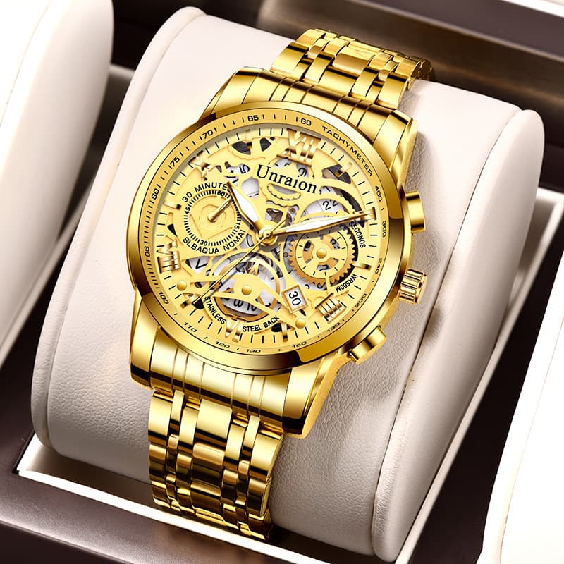 2023 New Hot Selling Watch Men's Calendar Waterproof Luminous Multifunctional Large Dial Fashion Temperament Business Men's Watch