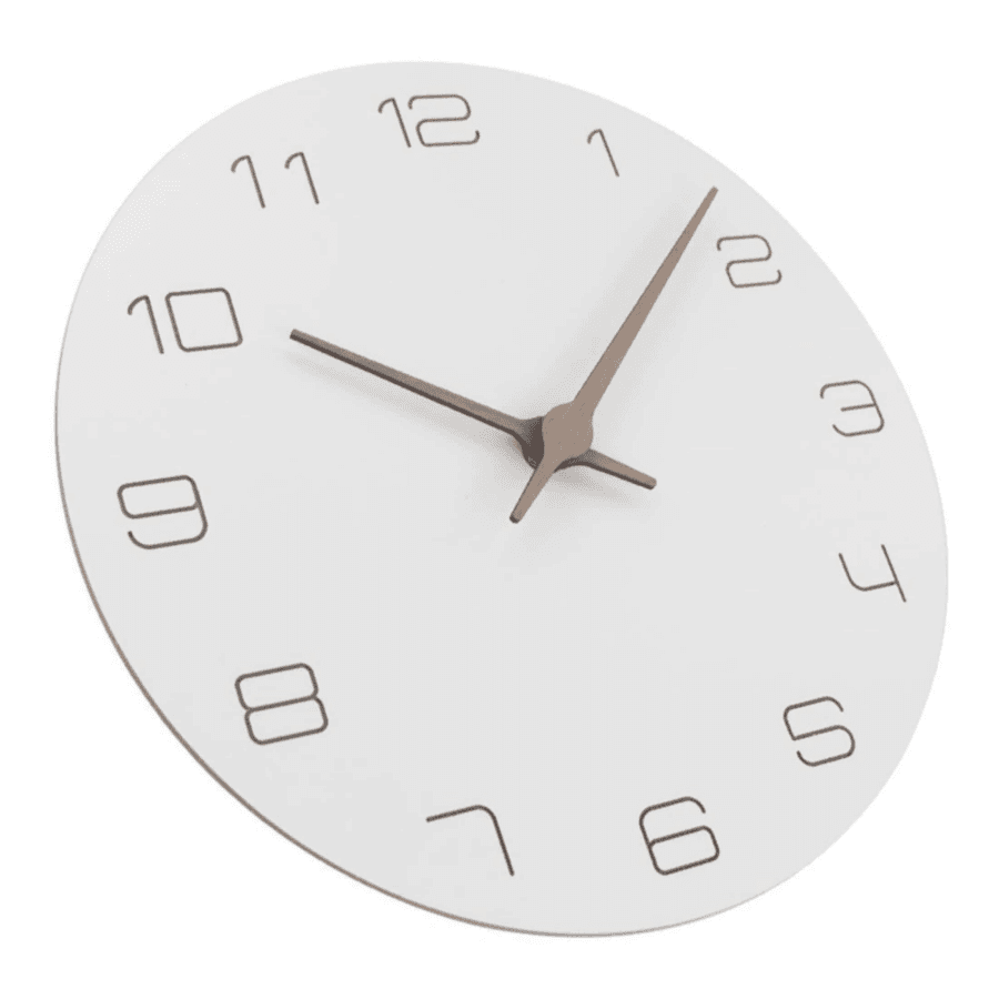 1pc Living room silent wall clock, personalized wooden quartz clock wall mounted clock home minimalist wall clock