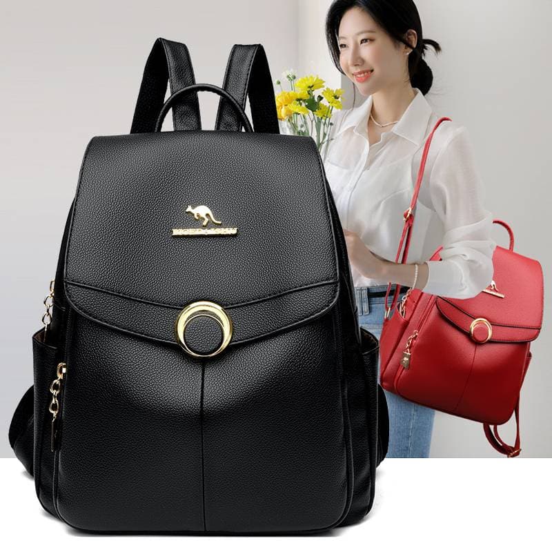 Kangaroo Bag 2024 New Fashion Casual Versatile Simple Fashion Solid Color Backpack
