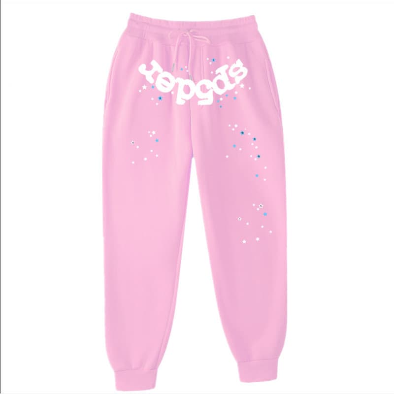 Sweat à capuche et pantalon de survêtement imprimé automne/hiver de la série Spider 555