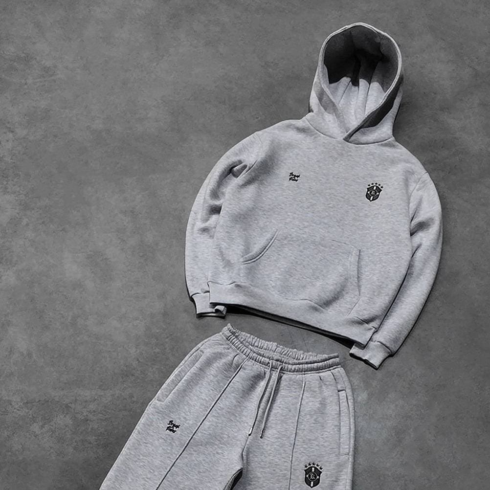 Collection Homme 2026 - Ensemble sweat à capuche et pantalon streetwear tendance avec fermeture éclair - Tenue décontractée unisexe élégante po