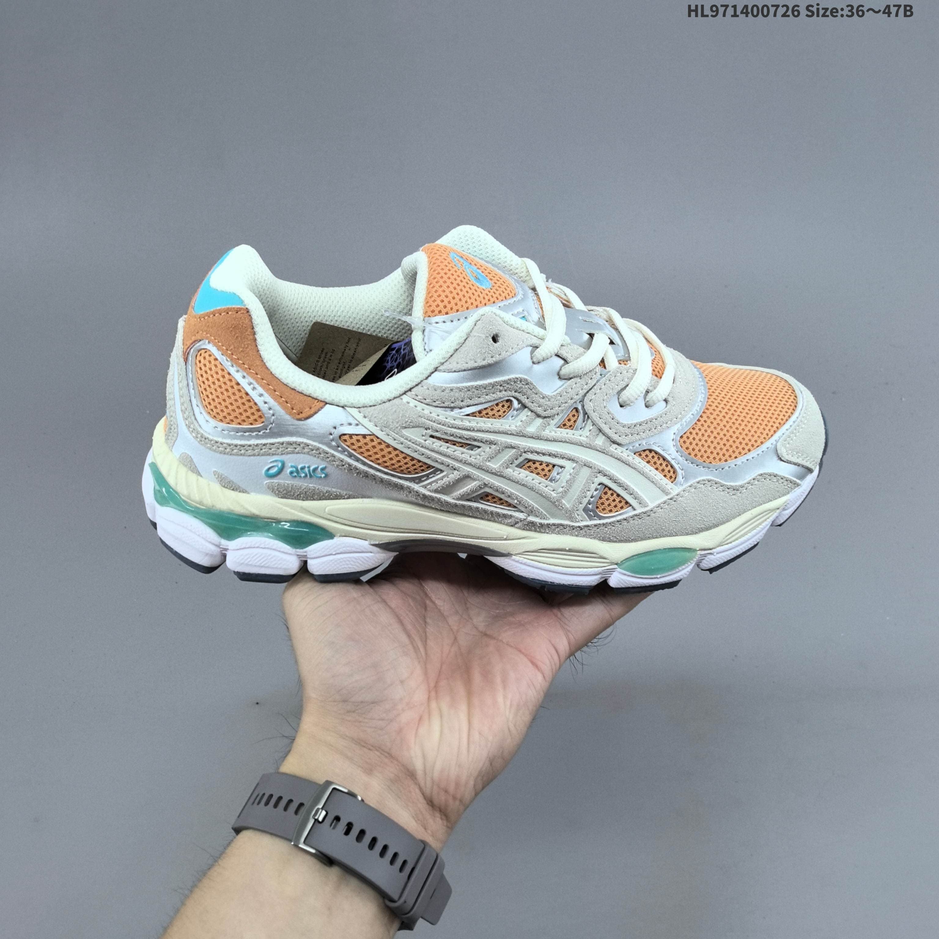 Chaussures de running Asics NYC Gels NYC Sneakers Cream Solar Power Pure Sier Outdoor Sneakers Sports Athleisure Trainers Fashion Daily Outfit 36-47