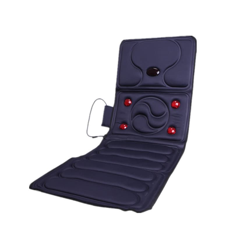 Multifunctional Electric Massage Mat With Heating - Full Body Massager For Neck, Back, Legs & Hips - Adjustable Vibration & Kneading Therapy"