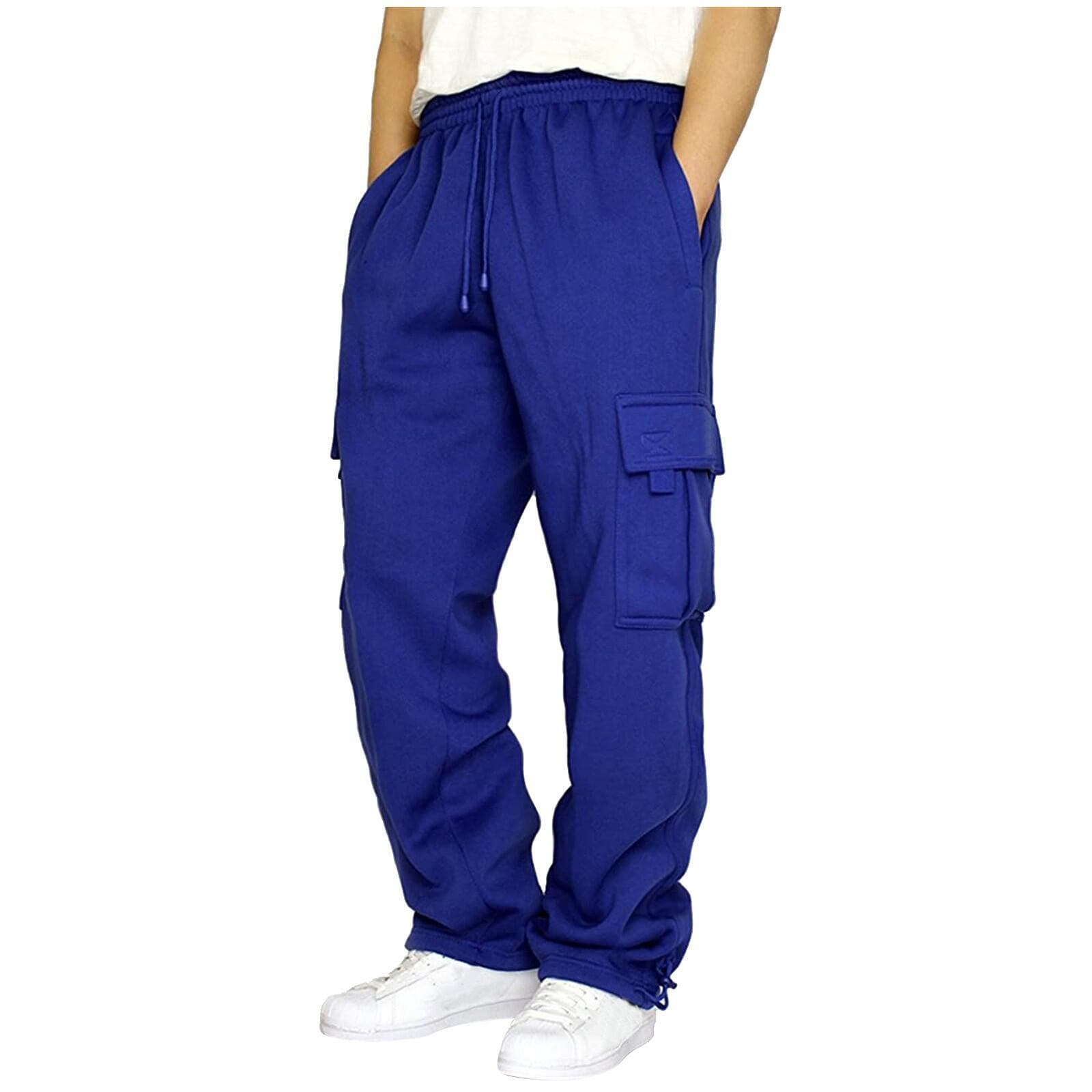 Men's Casual Multi-pocket Loose Straight Work Pants