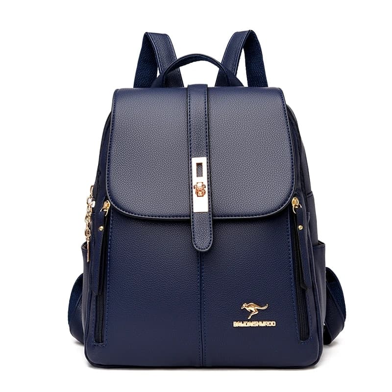 Sacs à dos en cuir pour femmes, sac à dos décontracté, sac à dos noir vintage, sacs d'école pour filles, sac à dos Mochila