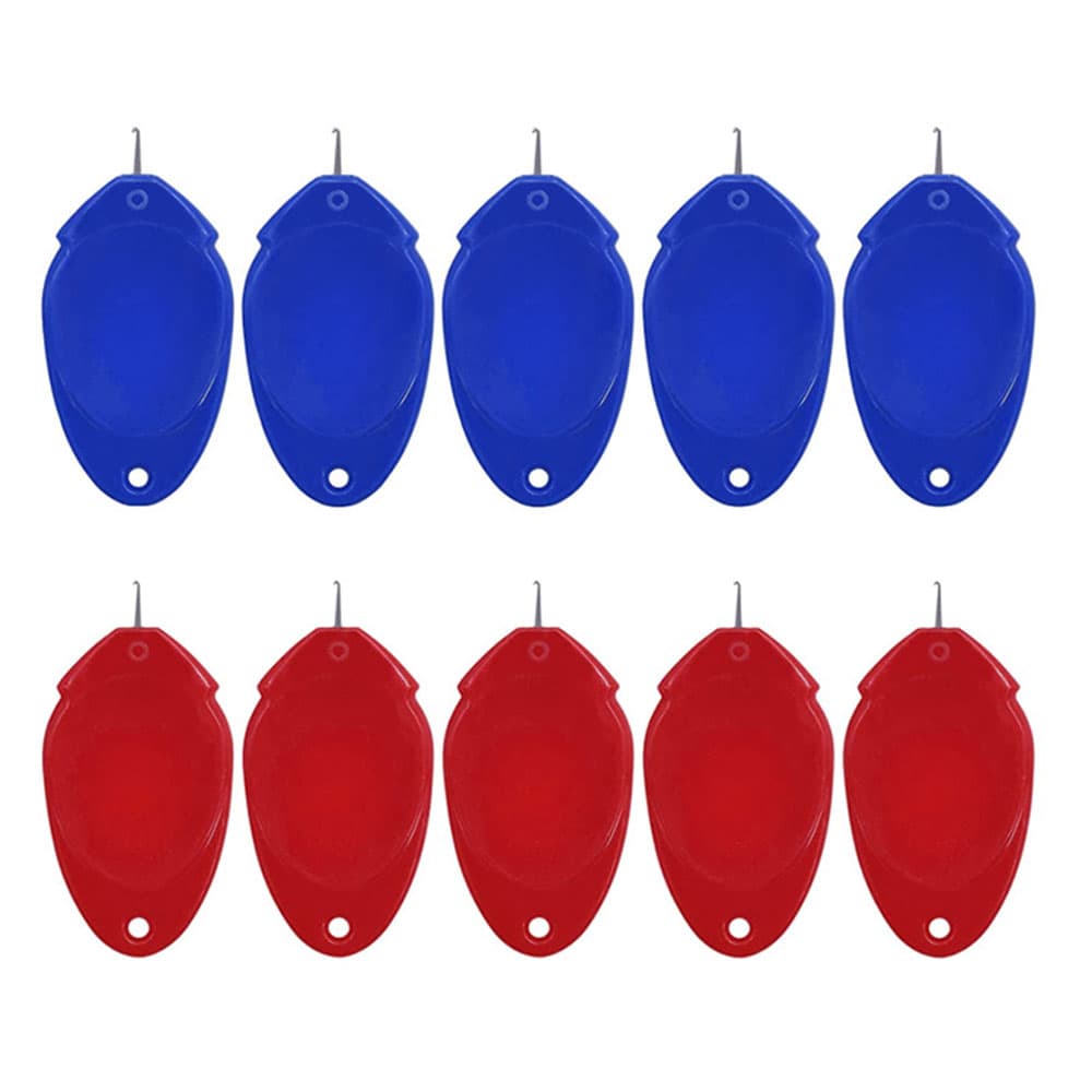 Simple hook with colorful thumb threading device colorful plastic sheet threading device threading device